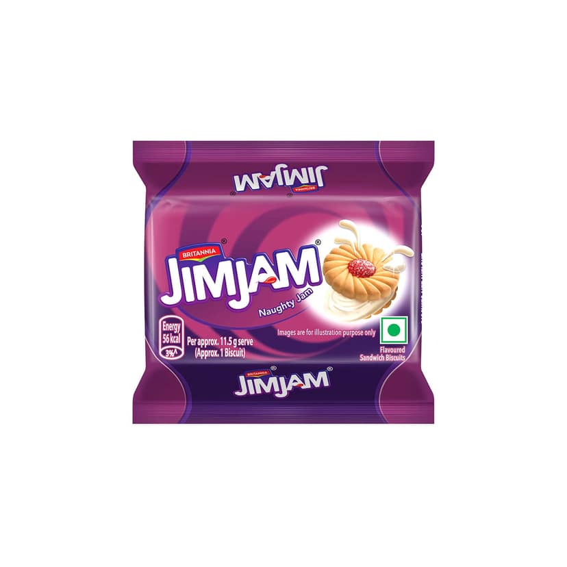 Britannia Treat Jim Jam Cream Biscuits 138g / 150g