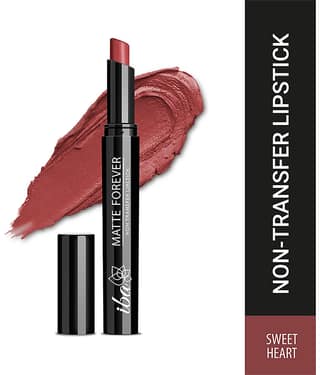 Iba Matte Forever Non-Transfer Lipstick for Women 09 Sweetheart, 2g, Smudge-proof & Lightweight, (Pack of 1)