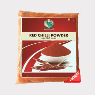 Red Chilli Powder 100 gm by Sarwashree Krishi Producer - Pure & Natural Red Chilli for Daily Use.