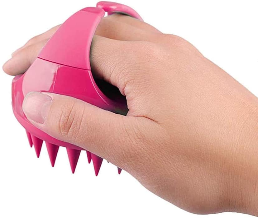 Elecsera Hair Shampoo Brush Scalp Clean Massage Massager Comb for Home and Salon view 2
