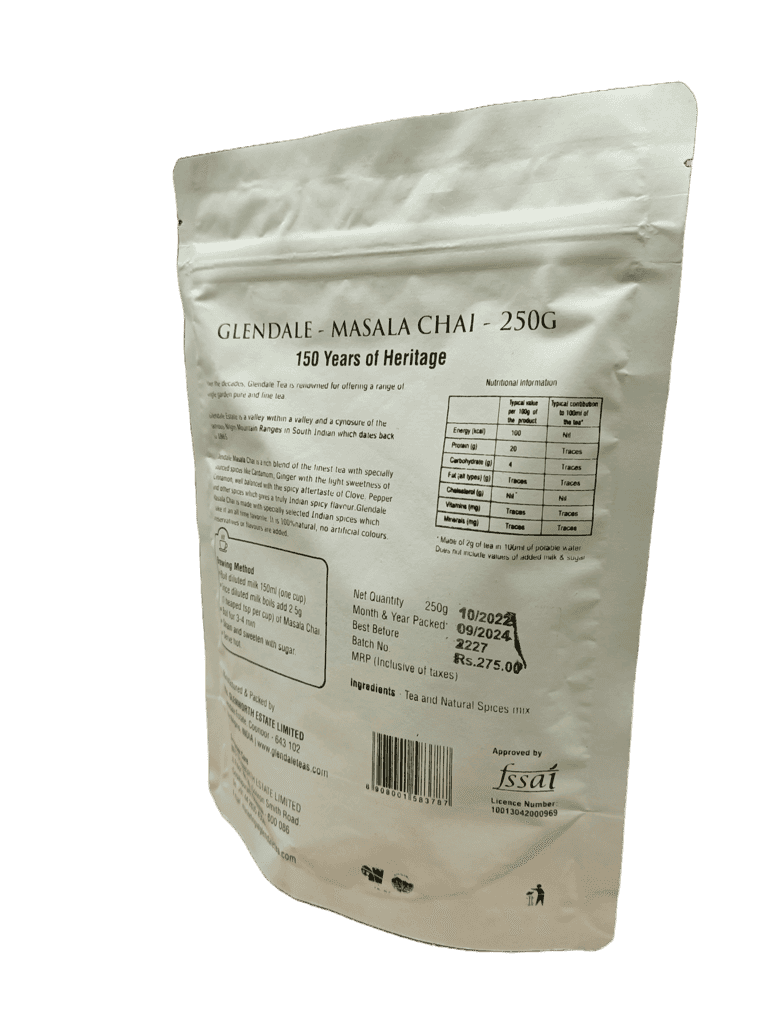 GLENDALE Masala Chai | 250 g | Pack of 1 | Total 250 g | High Grown Nilgiri Tea | 150 Years of Heritage view 2