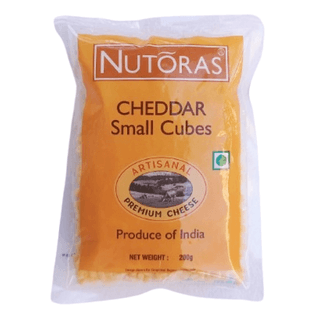 Nutoras Cheddar Cheese Small Cubes 200G