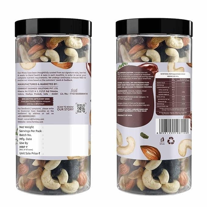 Farmley Dry Fruits Mix Panchmeva 425g view 2
