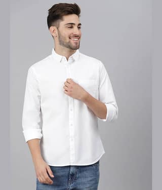 Dennis Lingo - Black 100% Cotton Slim Fit Men's Casual Shirt ( Pack of 1 )