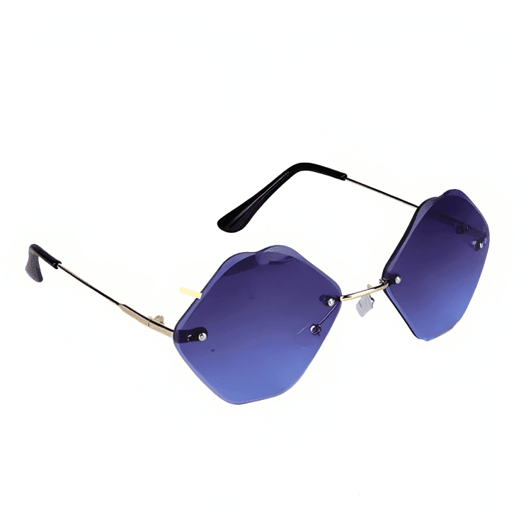 Jubleelens - Butterfly Blue Sunglasses - Feminine and Glamorous look with UV Protection 2303-Blue For Woman view 2