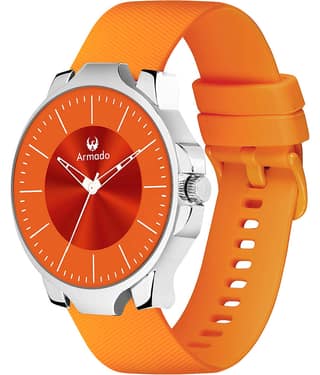 Armado Orange Silicon Analog Men's Watch