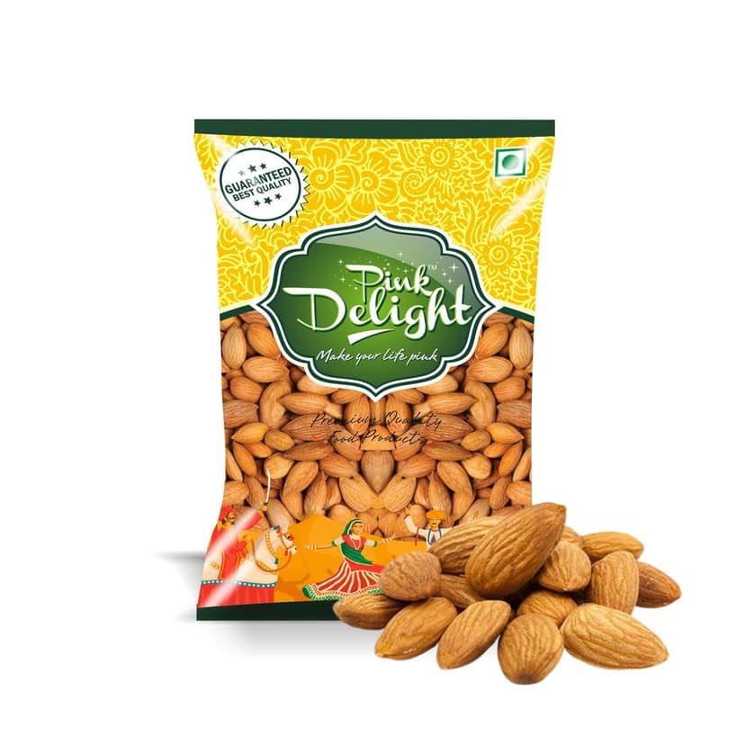 Pink Delight | Badam (Almonds) | Natural & Organic Dry Fruits | 100 Gm Pack
