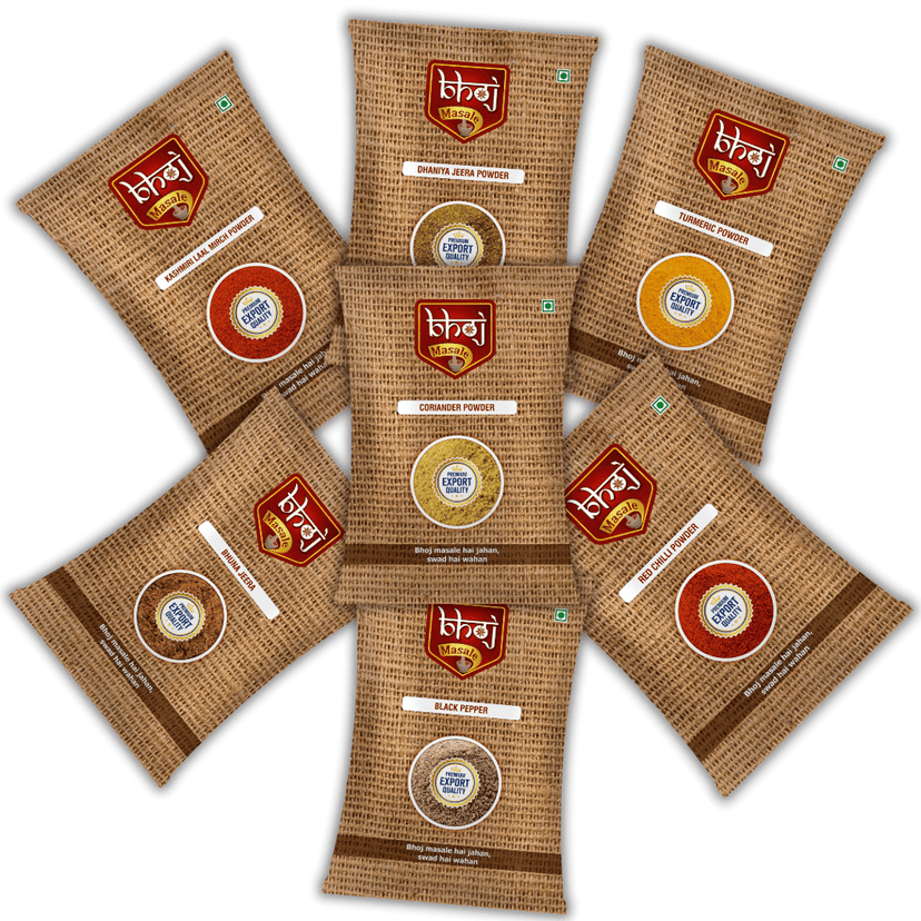 Daily Use Masale Combo Total 700gm ( 7 x 100 gram)- No Onion No Garlic ( Jain Masale) view 2