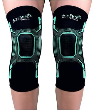 ACCUSURE Black Knee Support ( Pack of 1 )