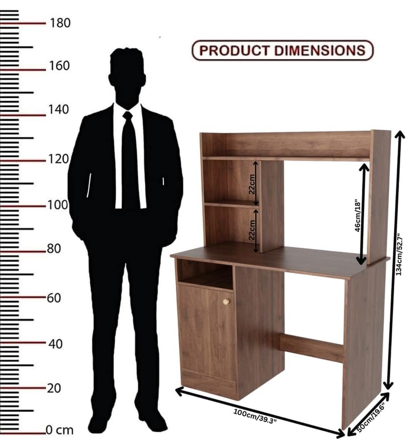 Spydercraft Multipurpose Indus Study Table| DO-IT-Yourself| Multipurpose Study Table view 2