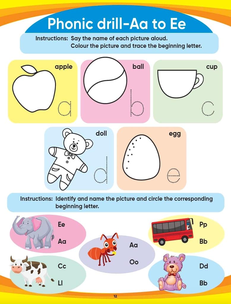 Phonics Combo of 2 Books | Edsmart Phonics reader book and activity book , worksheets. Vowel letter sound book , Phonics books 4 years, Phonics worksheets , Letter sounds book, A-Z Sounds [Perfect Paperback] [Jan 01, 2023] Edsmart Edu Services Pvt Ltd view 2