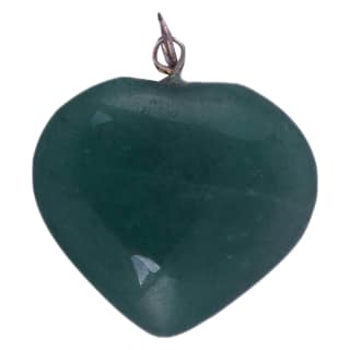 Green Aventurine Heart Pendant for Reiki Healing and Crystal Healing,Traditional Astrological Pendant for Women and Mens | Lucky Charm Positive Vibes Energy | Necklace,Pendant,Gifts(KI_29) by Krishna Impex