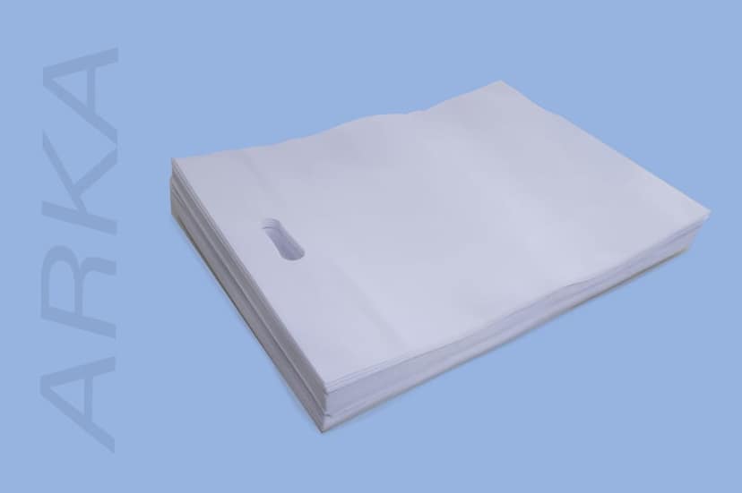 D Cut 10x14 (100 Pcs) Non-Woven Carry Bags view 2
