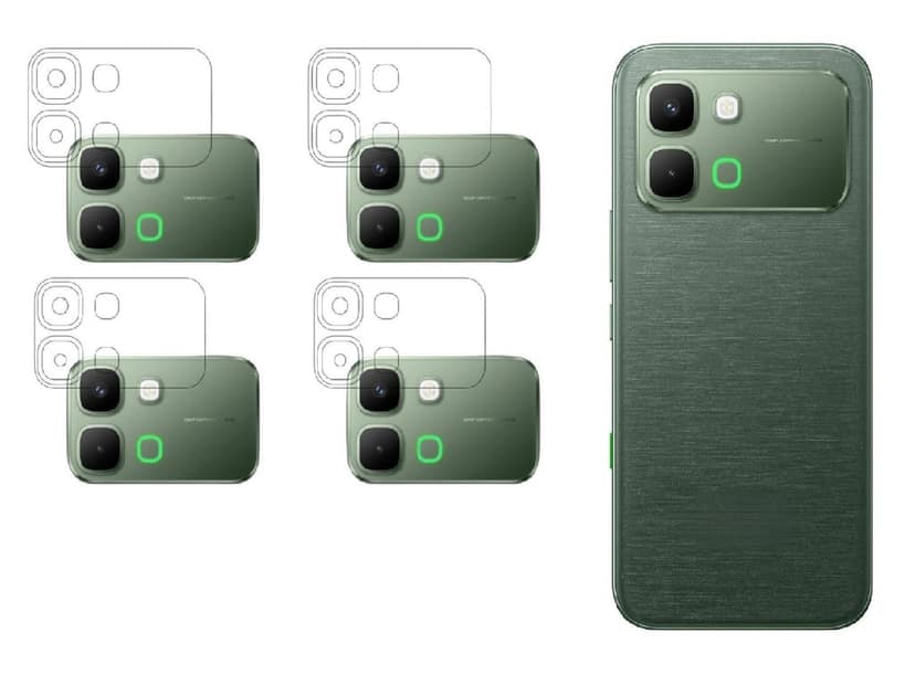 ISAAK Back Camera Lens Protector compatible for Infinix Note Edge 5G (Pack of 4) view 2