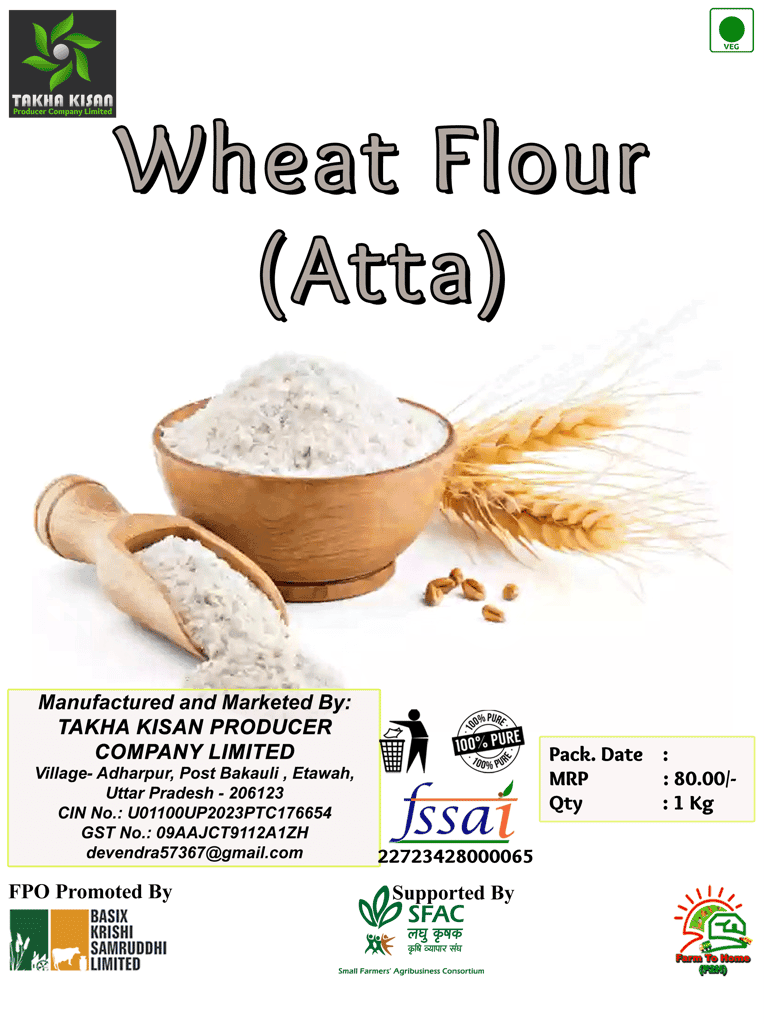 Wheat Flour (Atta) | 1 Kg view 2