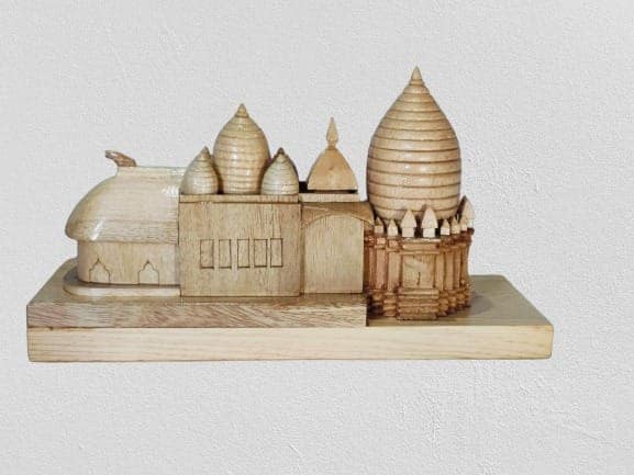 Maa Kamakhya temple wooden model view 2