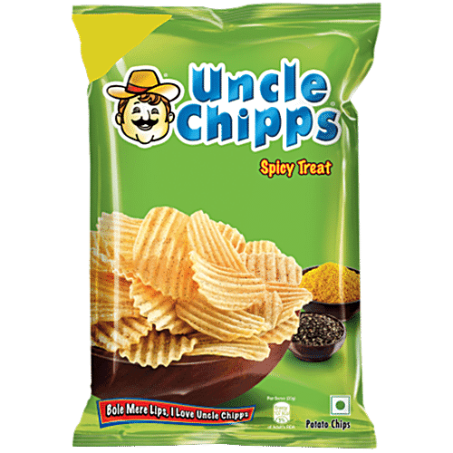 Uncle Chipps Plain Salted 80G