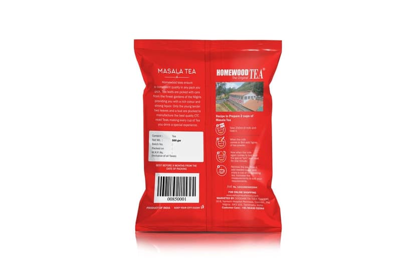 Ooty Homewood Masala Tea - Authentic Nilgiri Blend for the Perfect Spiced Chai Experience view 2