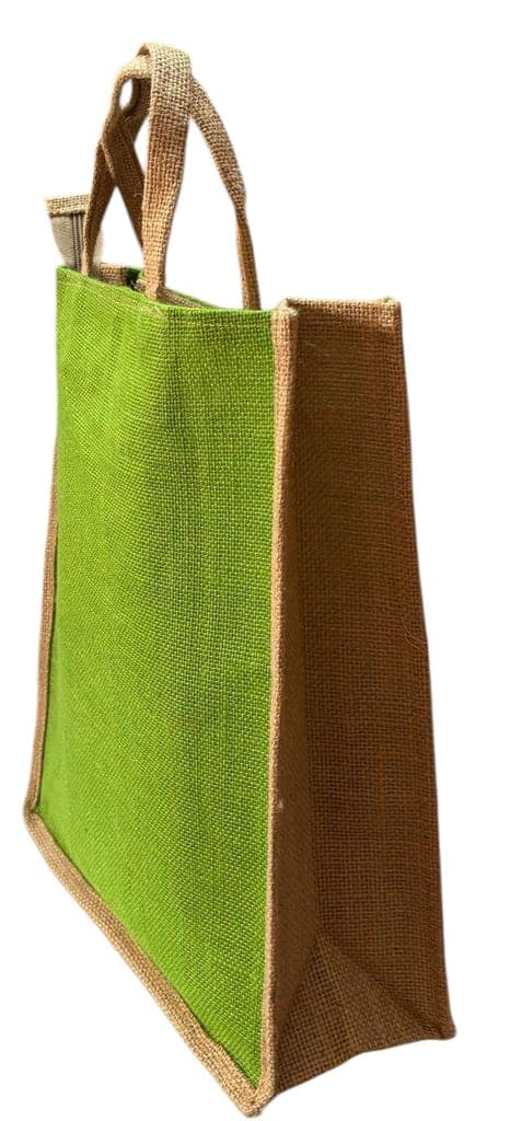 Maatru Jute Hand Bag-Green view 2