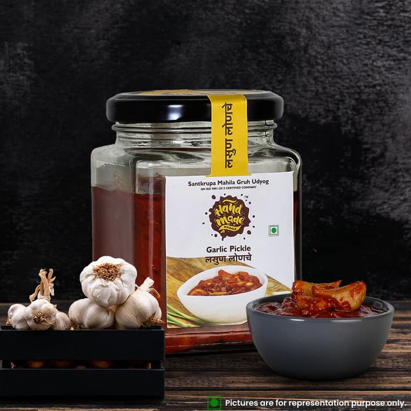 Handmade Masale Garlic Pickle
