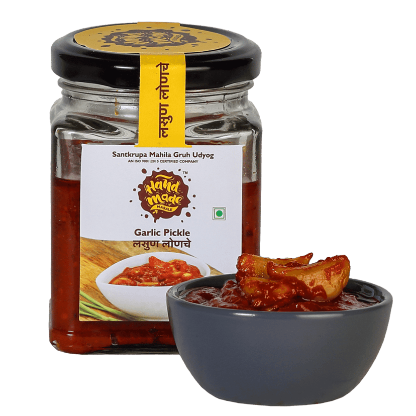 Handmade Masale Garlic Pickle view 2