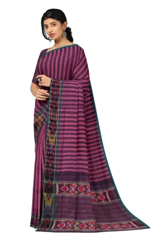 APCO Handloom (A Andhra Pradesh Govt Emporium)- Women's Traditional Pure Handloom Dulla Cotton Saree | DL0068 view 2