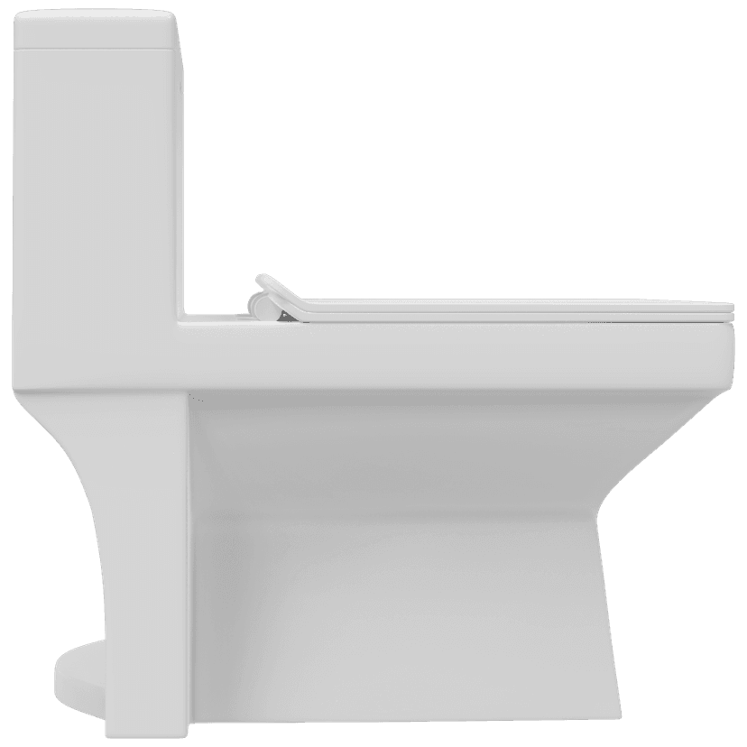 OPC-10113PP Neo Washdown S Trap (9" Inch) One Piece Closet With Soft Close Seat Cover With Hinges, Fixing Accessories Set and Accessories Set, Cistern Fittings view 2