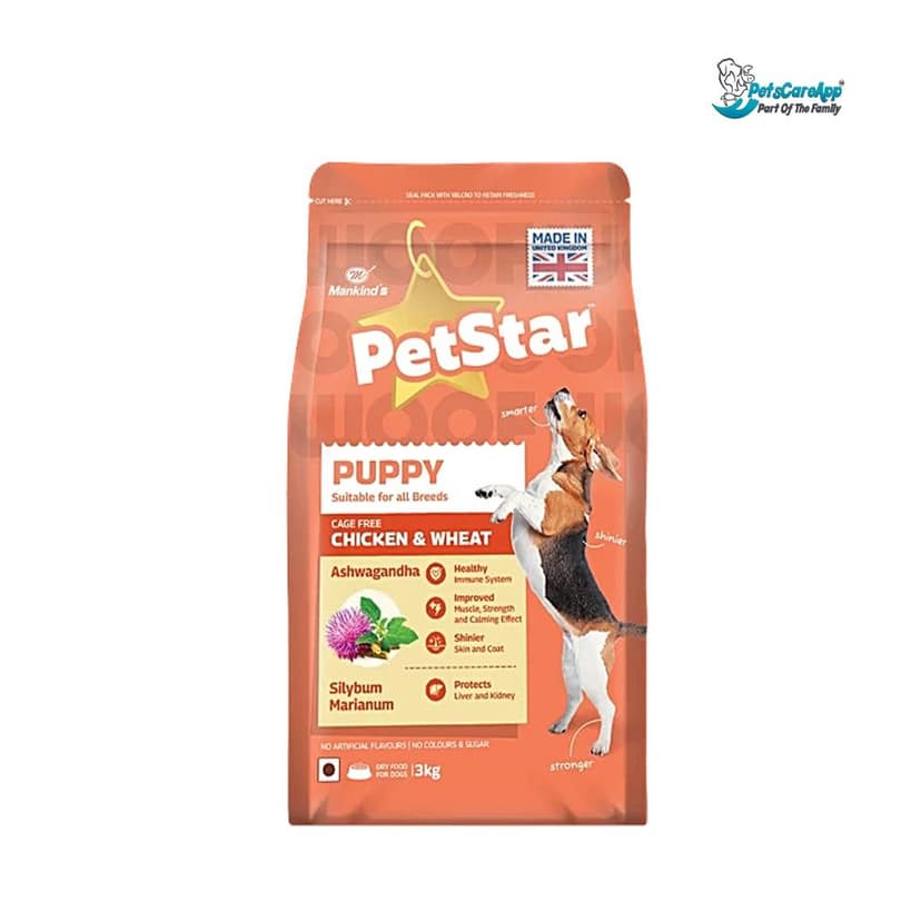Petstar Chicken and Wheat Puppy Dry Food view 2