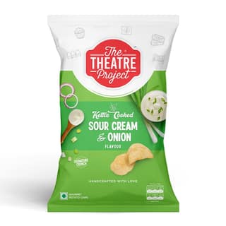 TTP Kettle Cooked Chips - Sour Cream & Onion - 72 gms - Pack of 6