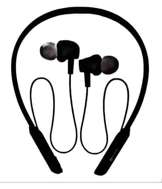 CHARKEE NB-804 Wireless Neckband In-the-ear Bluetooth Headset with Upto 20h Talktime Music Controls - Black