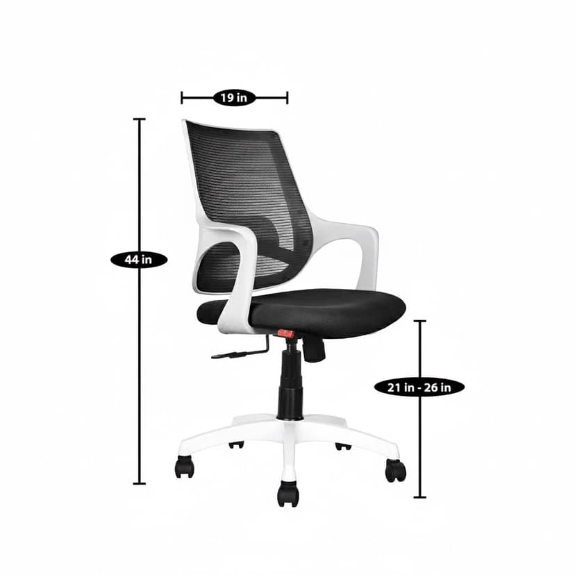 ROSE Mono Mesh Mid-Back Office Chair