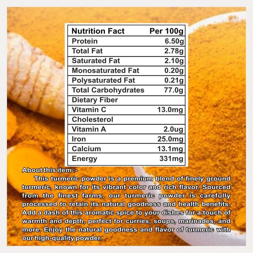 Haldi Powder (200 gm) view 2