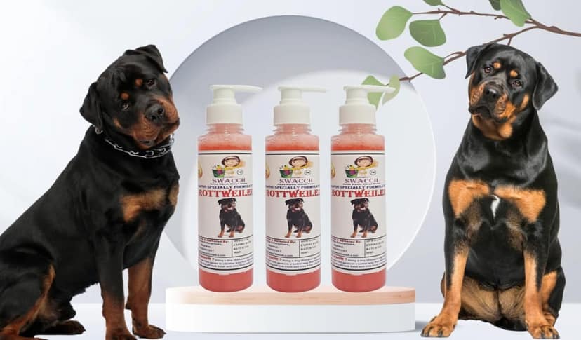 SWACCH Premium Shampoo for Rottweiler (200ML) (Pack of 3) Jasmine