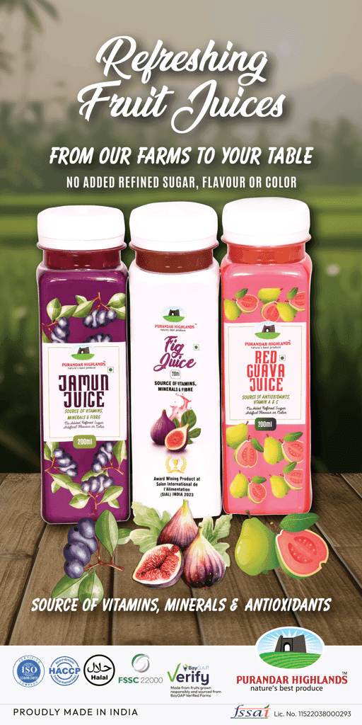 Fruit Juice Combo by Purandar Highlands - Nature's Best Produce - Pack of 6 view 2