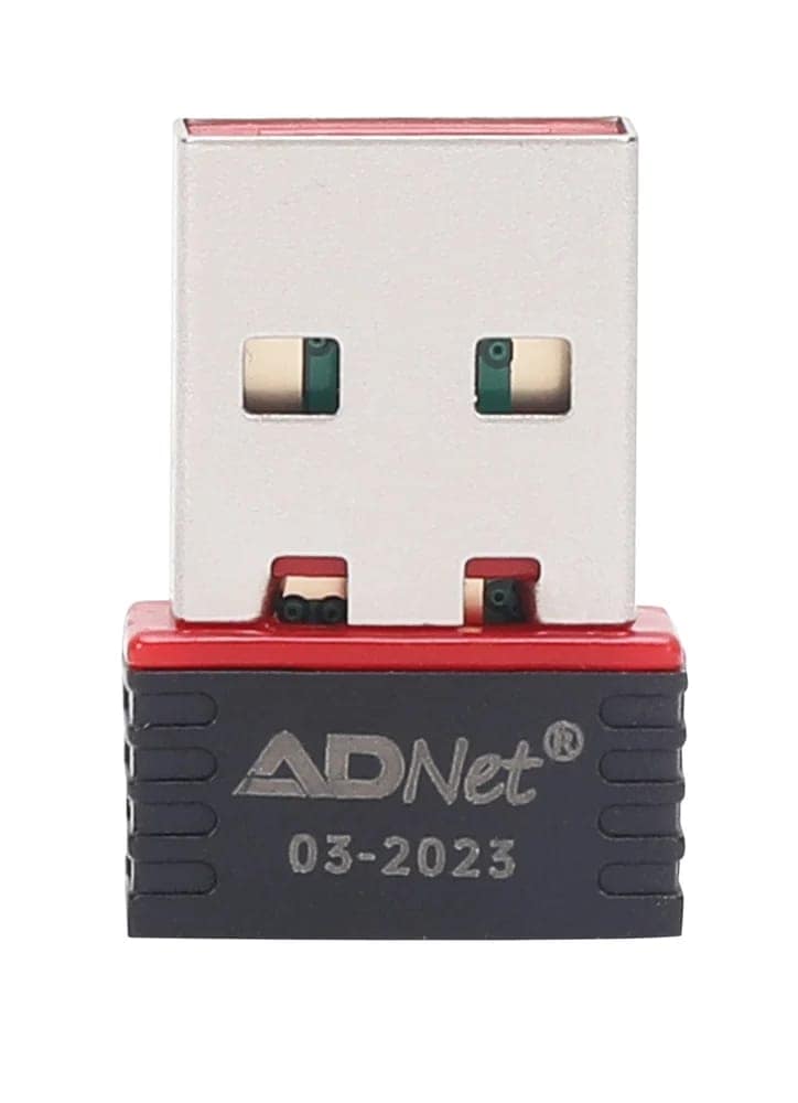 Adnet AD-UW-0211 300 Mbps Wireless USB Adapter (Black) view 2