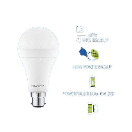 15 Watt B22 LED White Rechargeable Emergency light Inverter Bulb, Pack of 1 view 2