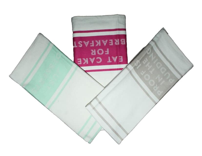 AIRWILL, 100% Cotton Kitchen Towels, Pack of 3 pcs