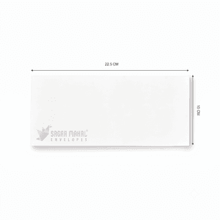 9 x 4 Inch White Envelope 90 GSM with Peel & Seal - Self-Sealing White Mailing Envelope - Easy Close, box of 250pcs