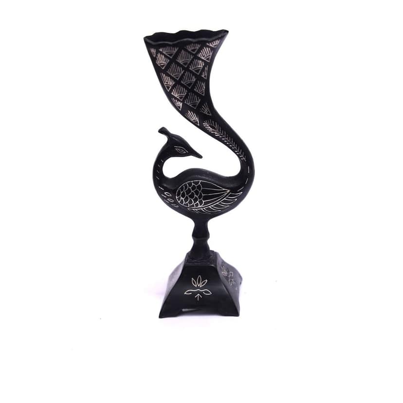 Bidri Work Peacock Standing (1SMTDCOKA07773)