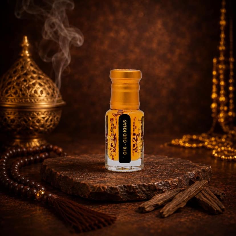 alNaqi fragrances Oud-Khas-Perfume 12ml - Luxury Khas-Oud-and-Perfumes, No Alcohol Concentrated-Woody-Oil, Best Oud-Khas-Fragrances, Original Arabic-Parfum view 2