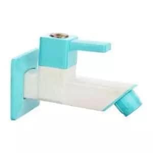 Square Bib Cock PTMT with Flanz(Pack of 2)