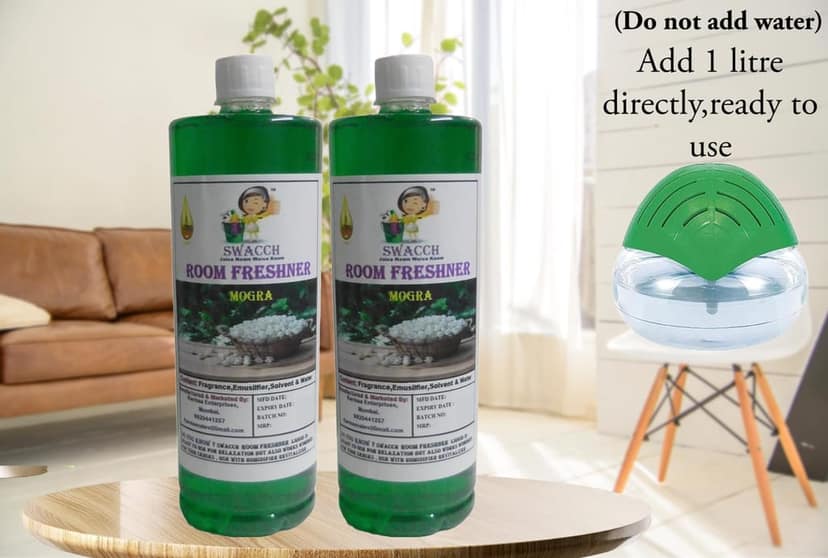 Swacch Room Freshner (1 Litre) (Pack of 2) Mogra view 2