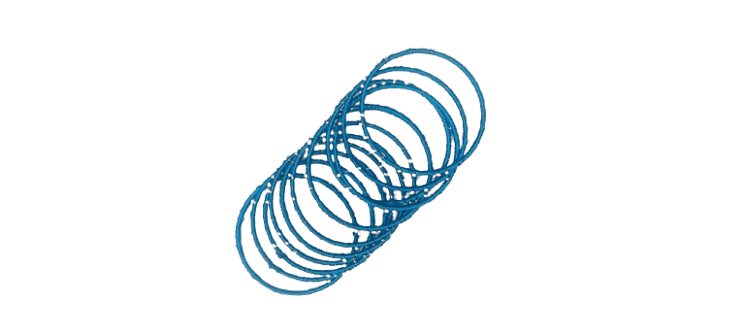Blue Silk Thread Bangles with Golden Beads view 2