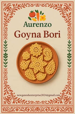 Aurenzo Goyna Bori Traditional Crispy Indian Snack