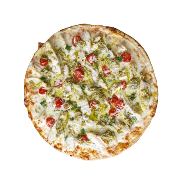 Pesto Grilled Chicken Pizza (Thin Crust (Large 11 Inch)