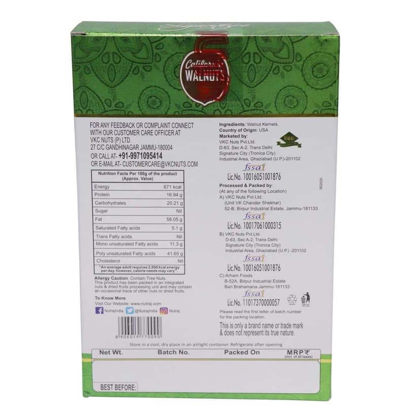 Nutraj Signature California Walnut Kernels 200g view 2