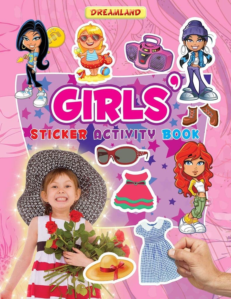 Girls Sticker Activity Book for Children Age 3-6 years - Colourful Pictures, Stickers and Fun Activities [Paperback] Dreamland Publications