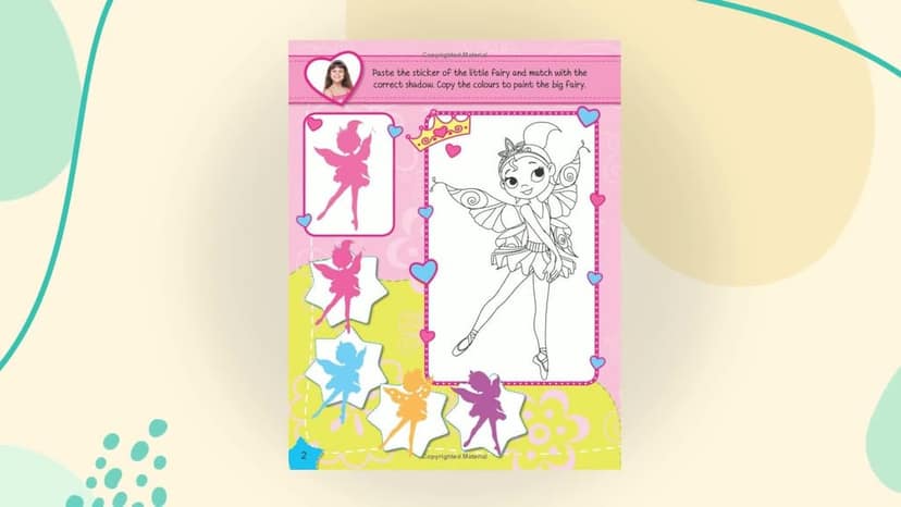 Girls Sticker Activity Book for Children Age 3-6 years - Colourful Pictures, Stickers and Fun Activities [Paperback] Dreamland Publications view 2
