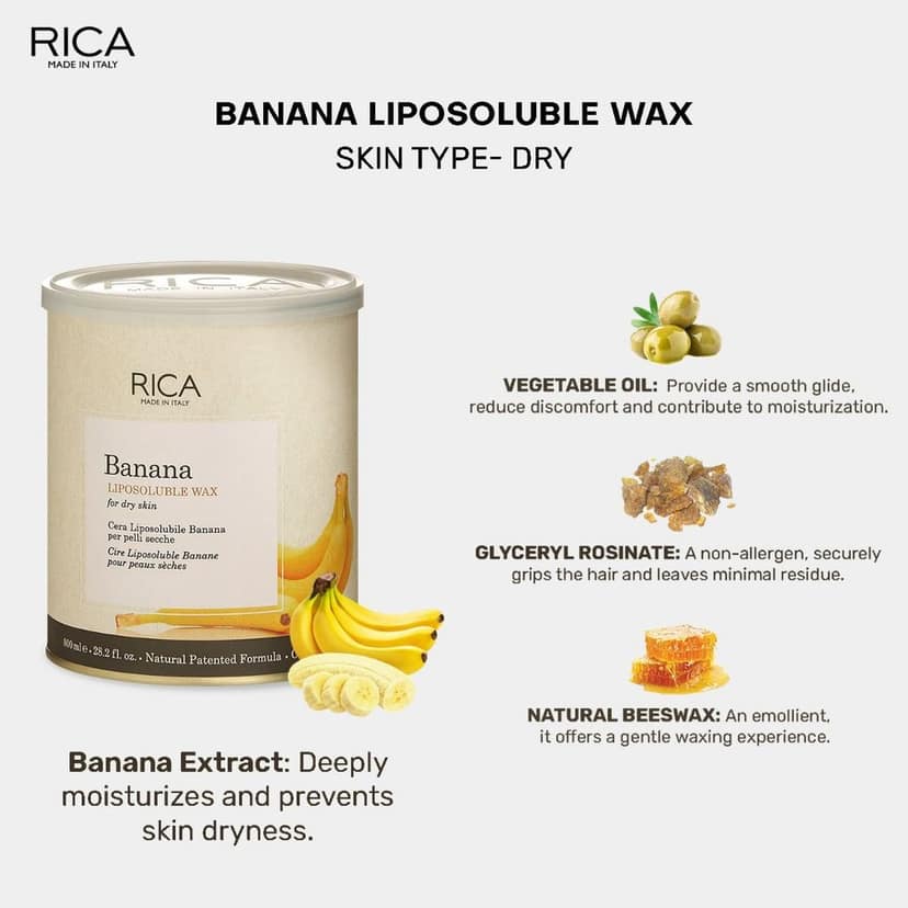 Rica Banana Wax (800 ml) view 2