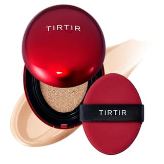 TIRTIR All Skin Mask Fit Red Cushion Foundation, Full Coverage, Skin Fit, Satin Glow Finish, Korean Cushion Foundation #21N Ivory, 18G TIRTIR All Skin Mask Fit Red Cushion Foundation, Full Coverage, Skin Fit, Satin Glow Finish, Korean Cushion Foundation